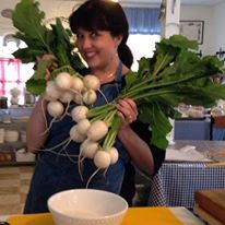 jessica with turnips